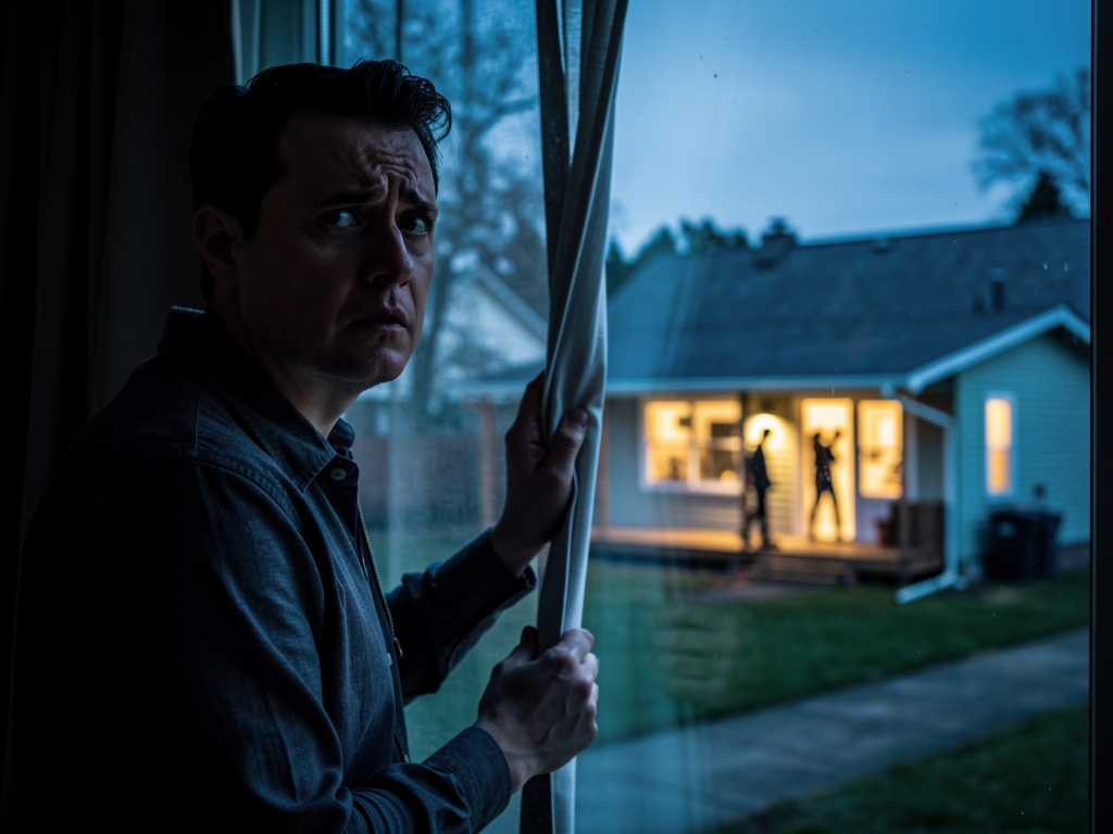 person worried about property occupied