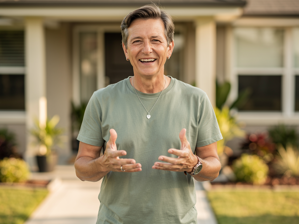 satisfied property owner sharing their experience